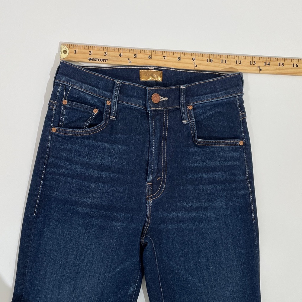 MOTHER JEANS The Insider Crop Step Fray Size 24 Off Limits EUC Like New - Picture 6 of 13
